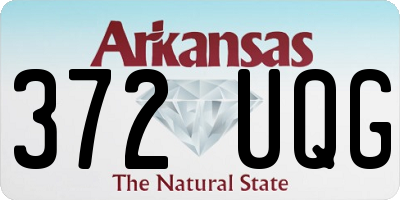 AR license plate 372UQG