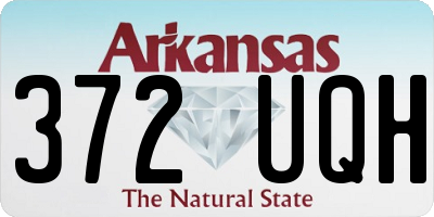 AR license plate 372UQH