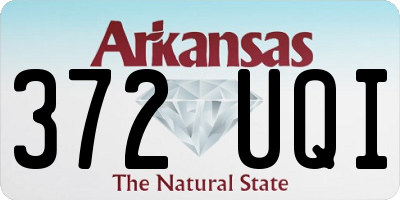 AR license plate 372UQI