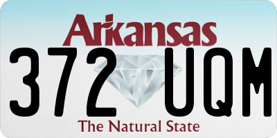 AR license plate 372UQM