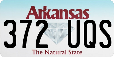 AR license plate 372UQS