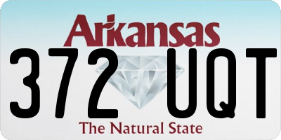 AR license plate 372UQT