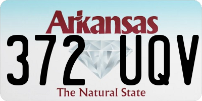 AR license plate 372UQV
