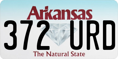 AR license plate 372URD