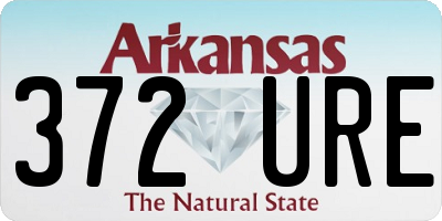 AR license plate 372URE