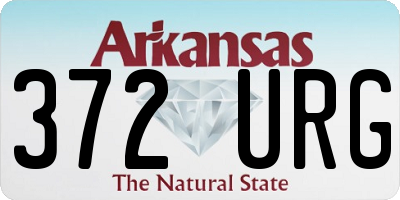 AR license plate 372URG
