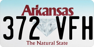 AR license plate 372VFH