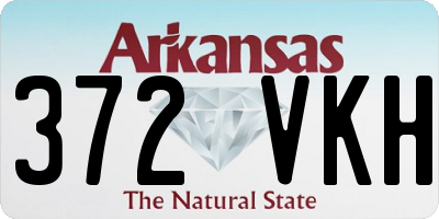 AR license plate 372VKH