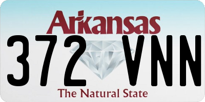AR license plate 372VNN