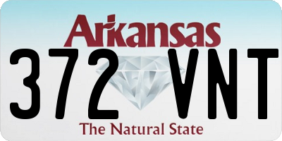 AR license plate 372VNT