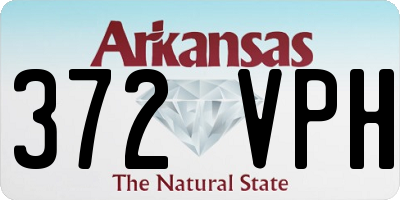 AR license plate 372VPH