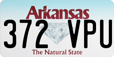 AR license plate 372VPU