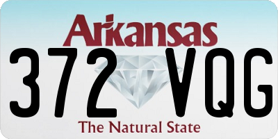 AR license plate 372VQG