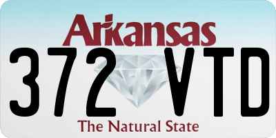 AR license plate 372VTD