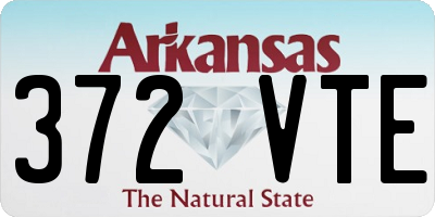 AR license plate 372VTE