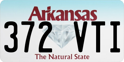 AR license plate 372VTI
