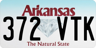 AR license plate 372VTK