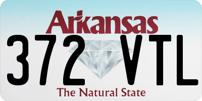 AR license plate 372VTL