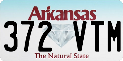 AR license plate 372VTM