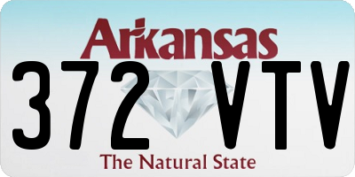 AR license plate 372VTV