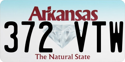 AR license plate 372VTW