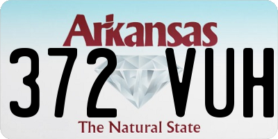AR license plate 372VUH