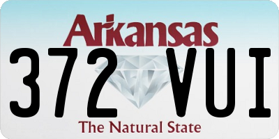 AR license plate 372VUI