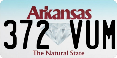 AR license plate 372VUM