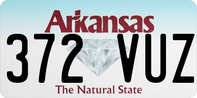 AR license plate 372VUZ