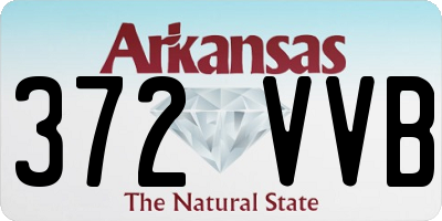 AR license plate 372VVB