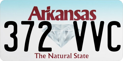 AR license plate 372VVC
