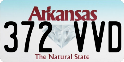 AR license plate 372VVD