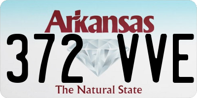 AR license plate 372VVE