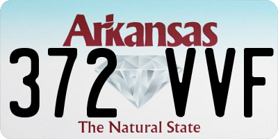 AR license plate 372VVF