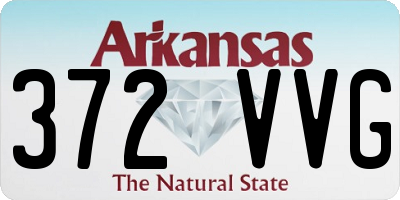 AR license plate 372VVG