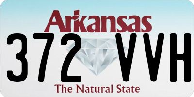 AR license plate 372VVH