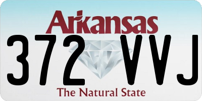 AR license plate 372VVJ