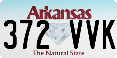 AR license plate 372VVK