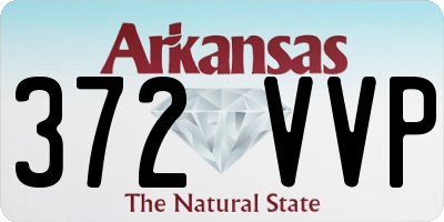 AR license plate 372VVP