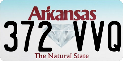 AR license plate 372VVQ