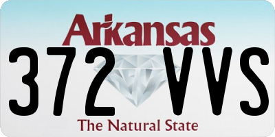 AR license plate 372VVS