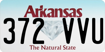 AR license plate 372VVU