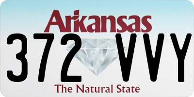 AR license plate 372VVY
