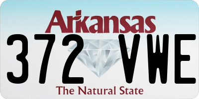 AR license plate 372VWE