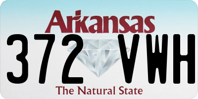 AR license plate 372VWH
