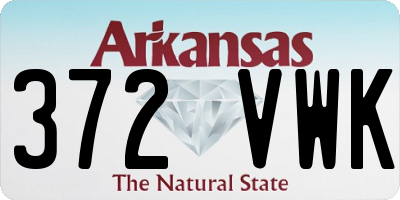 AR license plate 372VWK
