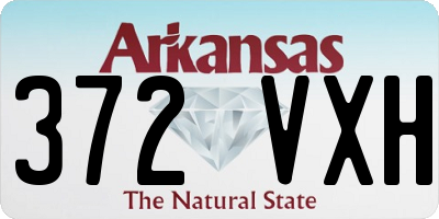 AR license plate 372VXH