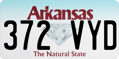 AR license plate 372VYD