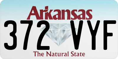 AR license plate 372VYF