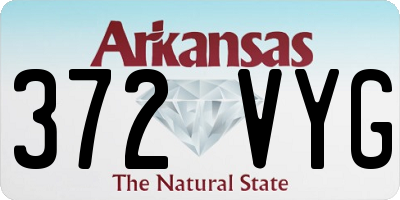 AR license plate 372VYG